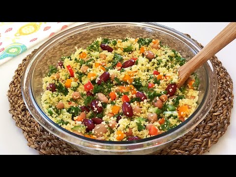 Couscous Salad Recipe (High Protein & Healthy)