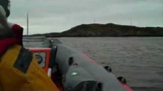 preview picture of video 'Baltimore RNLI Inshore Lifeboat launch and recovery, Baltimore, West Cork.'