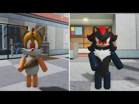 PIGGY BABY SHADOW SONIC EXE  VS BABY TAILS INFECTED   JUMPSCARE   Roblox Piggy FANGAME