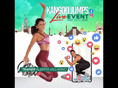 Kangoo Jumps® Live Event May 16, 2020 - Alberta Vallarino Kangoo Dance™