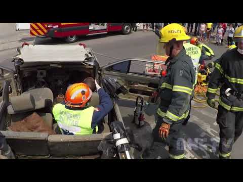 Resgate em acidente de trânsito