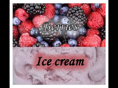 Mixed berries ice cream   simple and wonderful