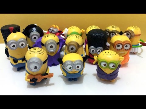 Minions Movie 2015 McDonald's Happy Meal Toys full set of 15