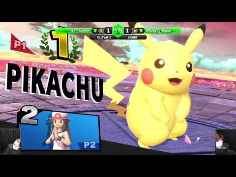 SillyVac 2 - SSBU - Nadgay (Pokemon Trainer, Byleth) vs Dashie (Young Link, Pikachu)