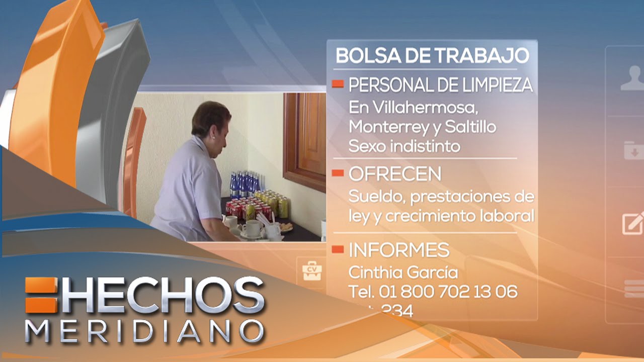 Bolsa de trabajo: Se solicita personal de limpieza