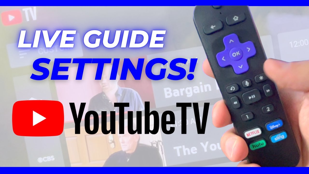 How to Master the YouTube TV Live Guide in 3 Minutes!  (JANUARY 2022)