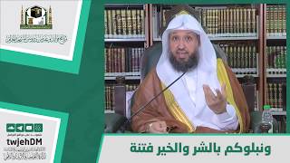 صورة " ونبلوكم بالشر والخير فتنة " -  لفضيلة الشيخ د حسن بخاري
