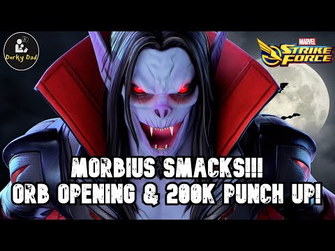 Morbius Has Landed! Orb Opening And First War Use! 200k Punch Ups Already?!?!? - Marvel Strike Force