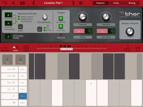 Horror Special FX Soundscapes  on Thor Polysonic Synthesizer Random iPad musician iOS 2018