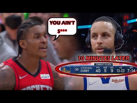 When You Talk Trash To Steph Curry...