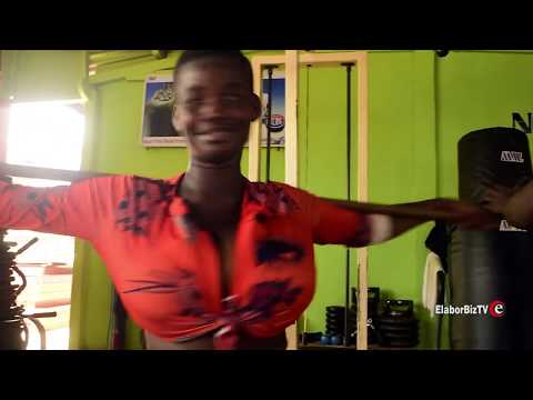 Popular Hourglass Shaped Ghanaian - Kenyan Model Hits the Gym