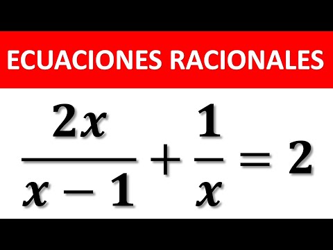 ECUACIONES RACIONALES. LA INCÓGNITA ESTÁ EN EL DENOMINADOR. Denominador polinomio