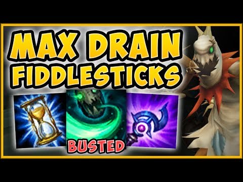 WTF! ONE FIDDLESTICKS DRAIN DOES HOW MUCH DAMAGE?? FIDDLESTICKS TOP GAMEPLAY! - League of Legends