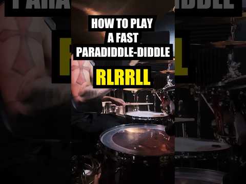 How to play a fast paradiddle-diddle. #drums #drummer