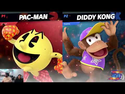 MSM.ZERO 10Losers Top 32 - Pastor (Pac-Man) Vs. Dalma (Diddy Kong) - SSBU Tournament
