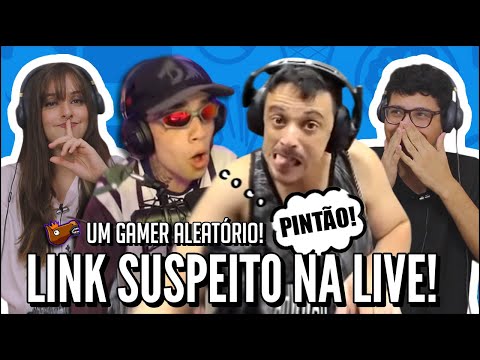 JOVENS REAGEM A NUNCA ABRA UM LINK SUSPEITO NA LIVE - UM GAMER ALEATÓRIO