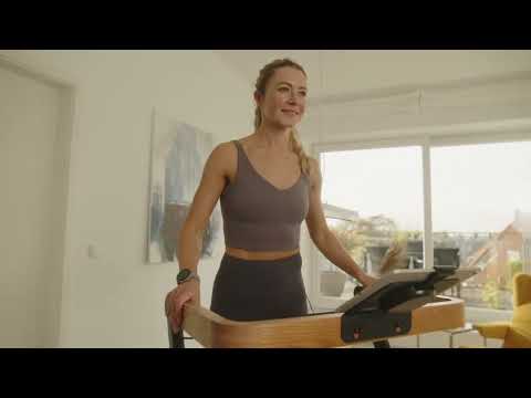 SportPlus Z-Laufband aus Eichenholz