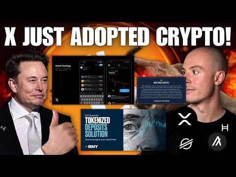 BREAKING: X.com Just Announced Its Going To Use Crypto Next Month! BNY's *HUGE NEWS* Clarity Act INC