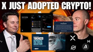 BREAKING: X.com Just Announced Its Going To Use Crypto Next Month! BNY's *HUGE NEWS* Clarity Act INC