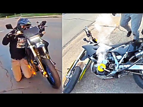 Rider FELL Off the BIKE - Crazy & Epic Motorcycle Moments