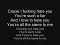 Godsmack - I fucking hate you Lyrics 