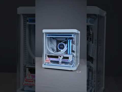 Micro 🤏 ATX Mini Tower jONSBO TK-1 White GAMING PC BUILD | RTX 5060TI & AMD R5 9600X #pcbuild #PC