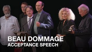 Beau Dommage acceptance speech | 2017 Canadian Songwriters Hall of Game