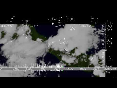 Top thunderstorm observed from space for 06/23/2018