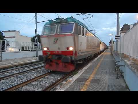 DOPPIA E652 per TCS Bari Lamasinata-Milano Smist., in transito a Bari Palese!