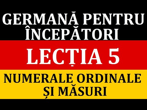 Invata Germana | Germana pentru incepatori | Lectia 5