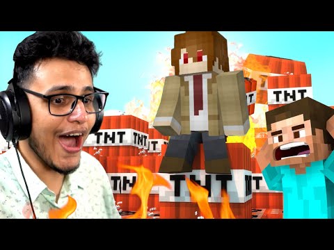 Biggest TNT Explosion in Minecraft Ever || I Blew Up My World