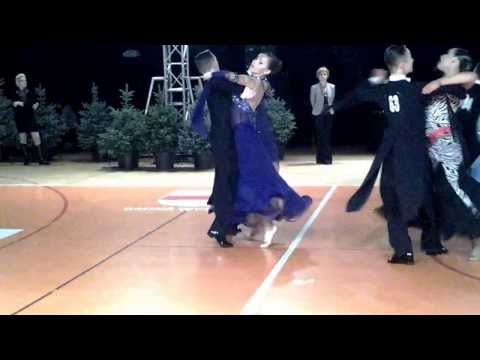 Gabriela Stepnowska - Paweł Kalewski, Mistrzostwa Okręgu Mazowieckiego 2013, Junior II, foxtrot.