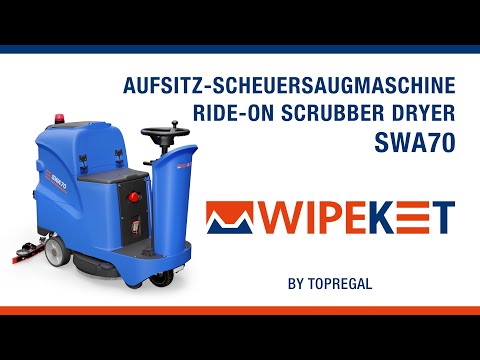 Product video: ride-on scrubber dryer SWA70