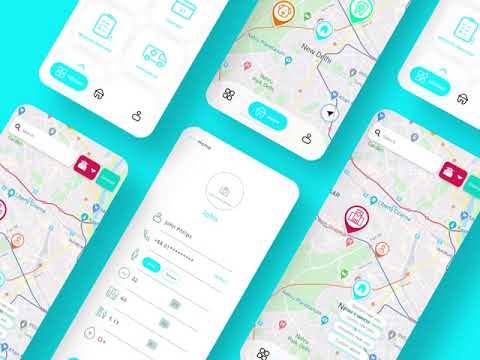 Daktar Lagbe Mobile App UI Design