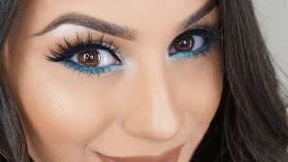 How To: Blue Ombré Eyeliner | Glamour By Suzy