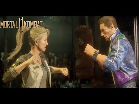 Mortal Kombat 11 Sonya Blade Fights Johnny Cage (#MK11)