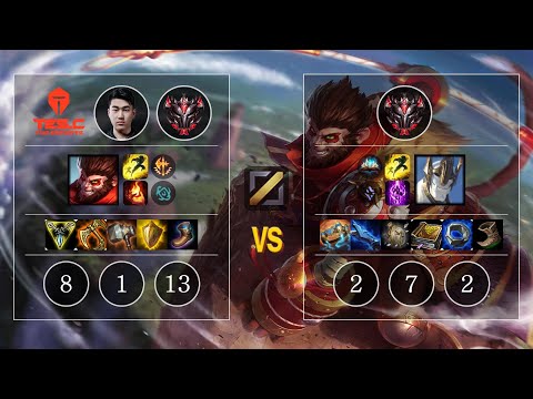 TES AK Wukong vs Galio Mid - KR GrandMaster Patch 10.11