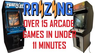 Over 15 Raizing / 8ing Arcade Games In Under 11 Minutes