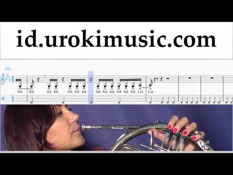 Cara Bermain French Horn Katy Perry - Never Really Over Tutorial Tab um-i-n592