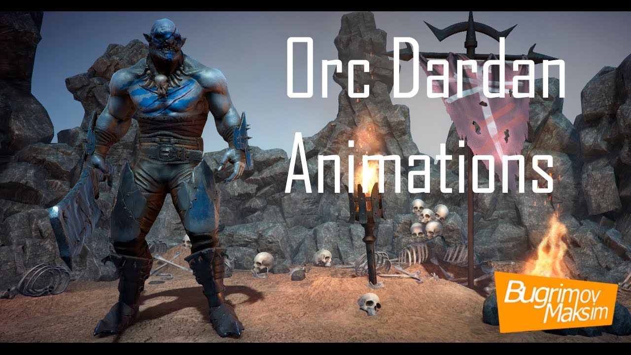Orc Dardan Animations