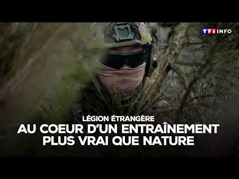 Légion étrangère : au coeur d'un entraînement plus vrai que nature｜TF1 INFO