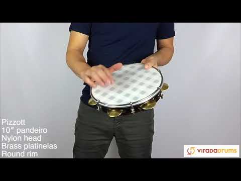 Pizzott pandeiro 10” - Nylon - ViradaDrums.com