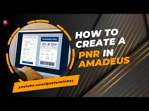 HOW TO CREATE PNR IN AMADEUS | AMADEUS PNR CREATION WORKFLOW | AMADEUS TRAINING | AMADEUS COMMANDS
