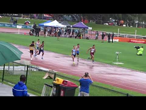 Ht2. 100m U14 Boys, Australian All Schools Championships, Barlow Park, Cairns 9/12/2018