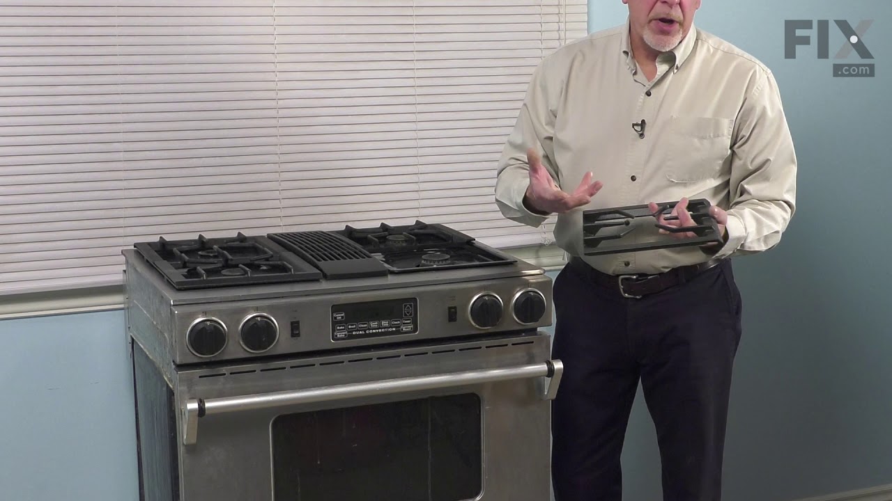 Replacing the Gas Burner Grate Kit