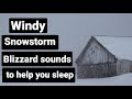 Snow Storm Sleep Sounds 1 Hour [Blizzard Sounds For Sleeping]