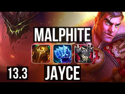 MALPH vs JAYCE (TOP) | Rank 6 Malph, 10/2/5 | KR Grandmaster | 13.3