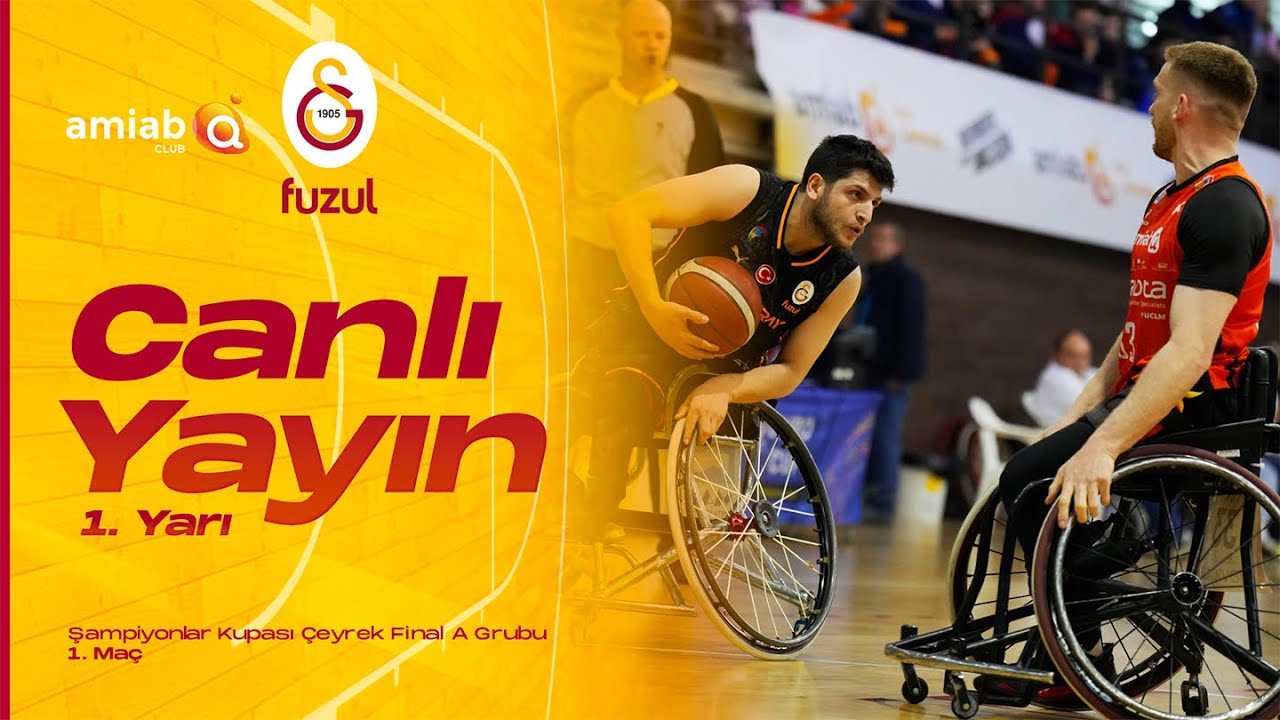 🔴 BSR Amiab Albacete - Galatasaray Fuzul | İlk Yarı (Şampiyonlar Kupası Çeyrek Final A Grubu 1. Maç)