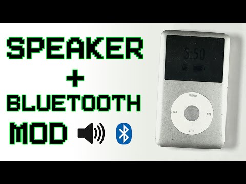 Adding a speaker and bluetooth to an iPod classic 6th gen