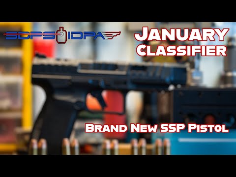 SDPS January IDPA Classifier Match Vlog - Brand New SSP Pistol